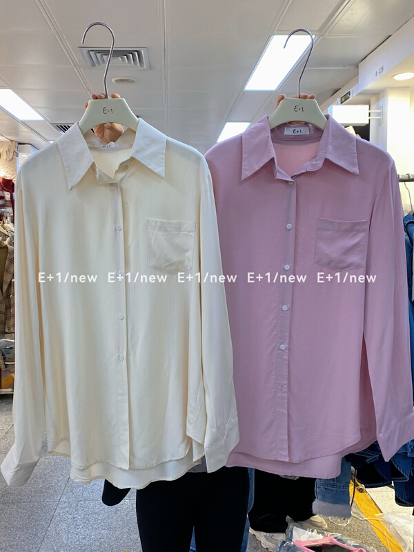 Original price 55.67! [e + 1] simple and versatile popular Korean shirt 1006# XYY