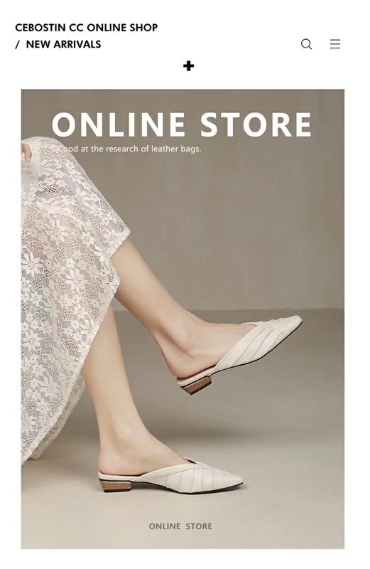 New in early summer! [DS. Gift] niche comfortable fashion low flat heel shoes 5236# LSL