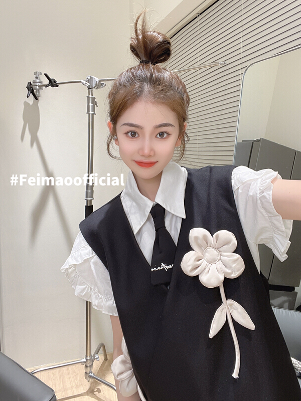 [Feimao (Yimao)] Korean fashion three-dimensional flower dress (dress only) ym-7013# LSL