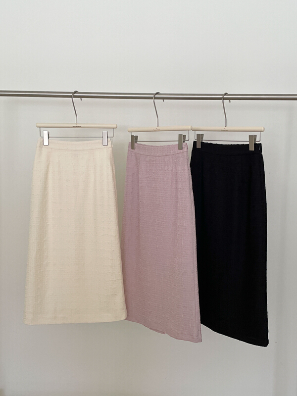 [Tn] solid color versatile retro simple skirt q5191# cqw