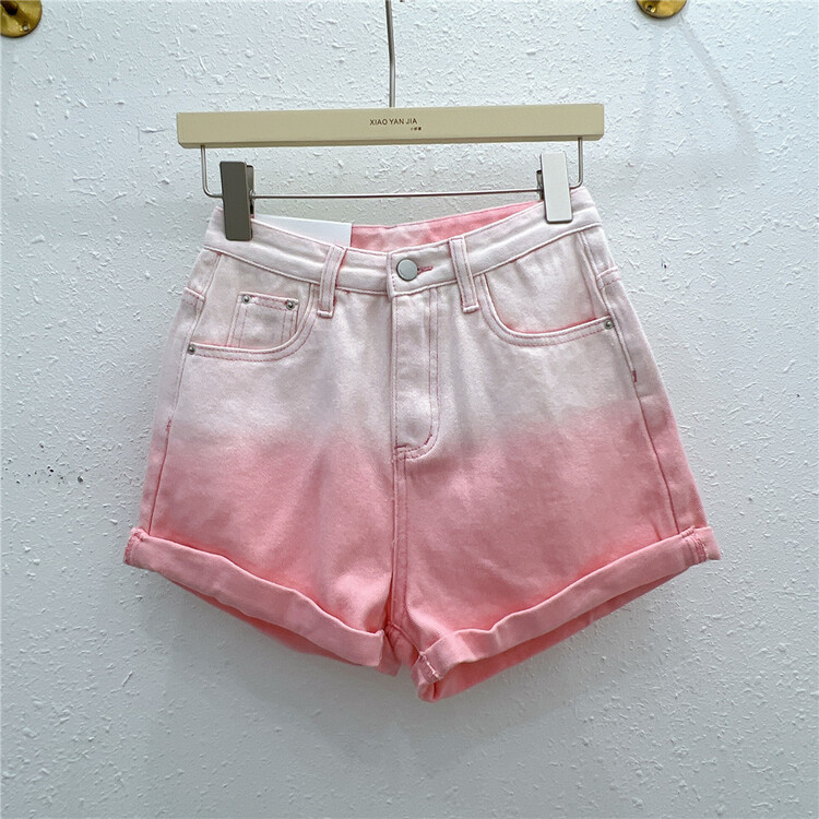 [Xiaoyan family] gradient fashion niche denim shorts 9008# XYJ