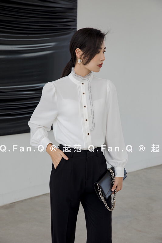 New year in early spring! [Qifan] Chiffon special craft shirt 7955# JJ
