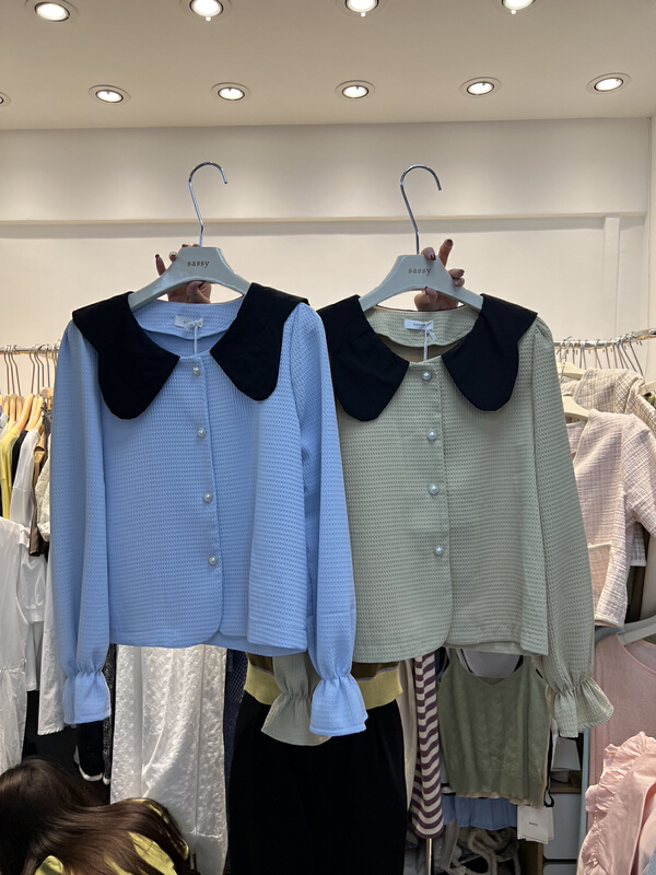 New year in early spring! [sassy] Korean style versatile shirt 633# HBx