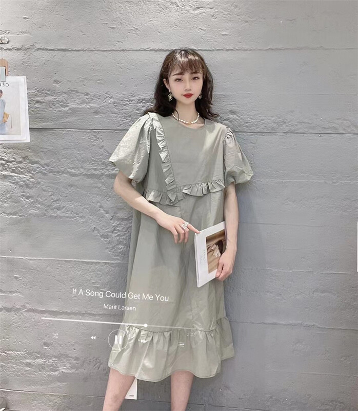 [mm9] fungus edge fashion dress 6068# XYJ