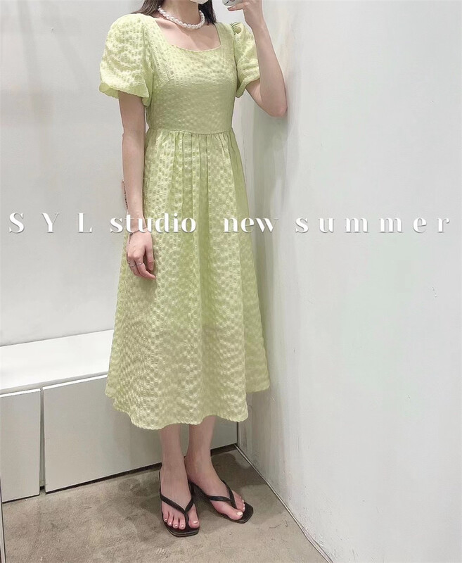 [SYL] lady Pleated Dress 5206# L