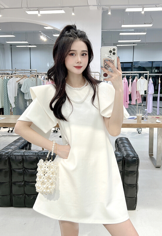 New in early summer! [DS] big brand slim solid dress 62247d# XYJ