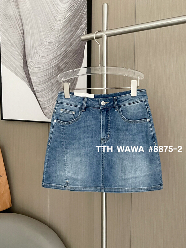Original price 98.99! [Wawa] versatile small split elastic skirt 8875-2# ozq