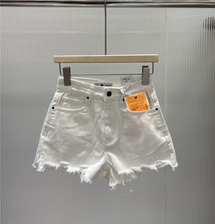 [SMX] Korean casual skinny denim shorts 66793-2# XJ