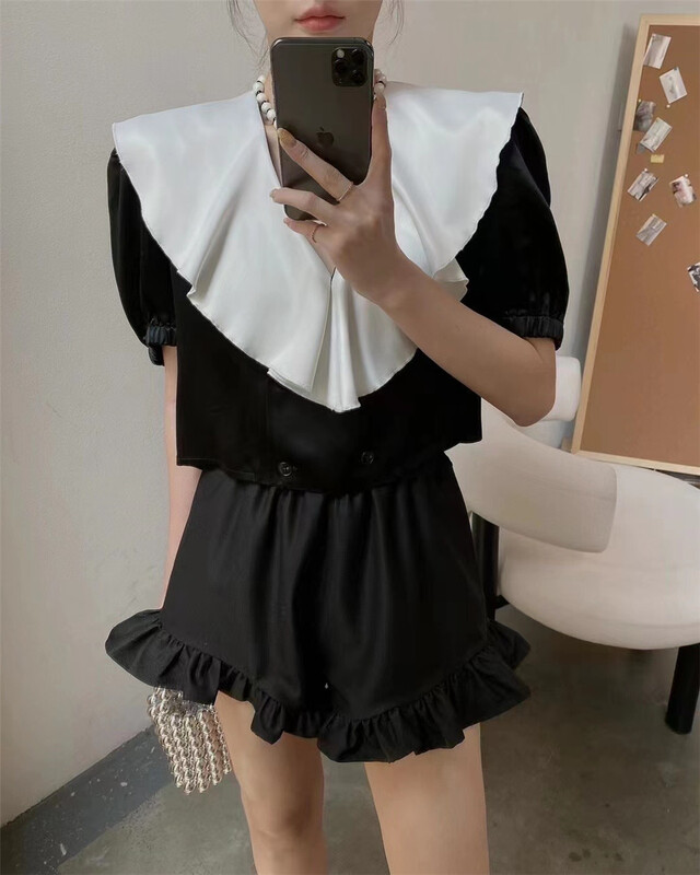[modern 197] solid color versatile Korean casual shorts 8968# GYJ
