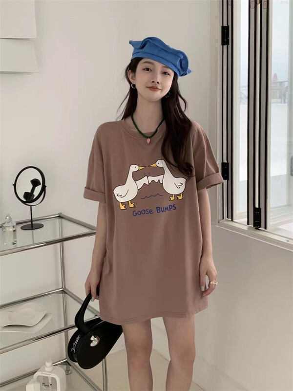 New in early summer! [eleven] Korean loose print short sleeve T-shirt 9060# lwy