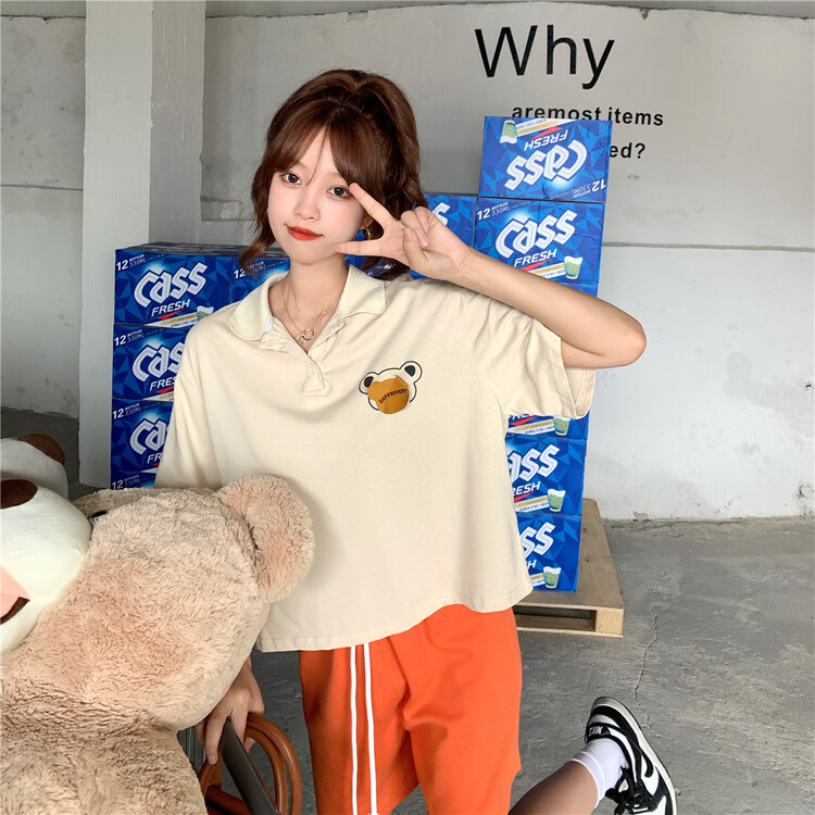 [ycnana] bear fashion design Vintage shirt 98083# LSW