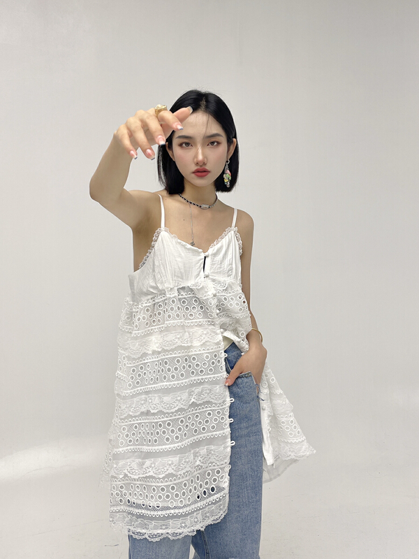 [d.two D2] niche fashion suspender dress 2203185# zxl