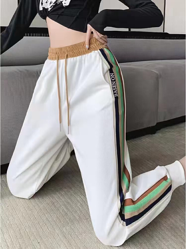 New in early summer! [thousand degrees] personalized drawstring sports casual pants 916# Cl