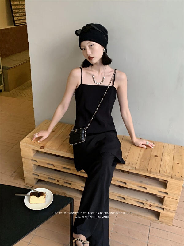 New in early summer! [DT class] simple temperament suspender blouse (without matching) 4512# XYJ
