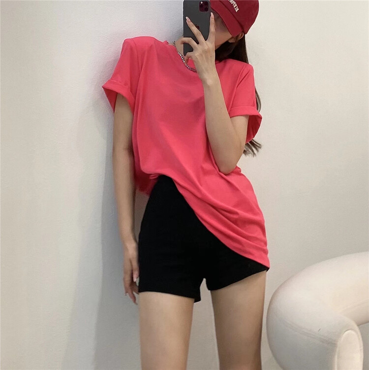 [modern 197] solid color Korean high waist casual shorts 81139# GYJ