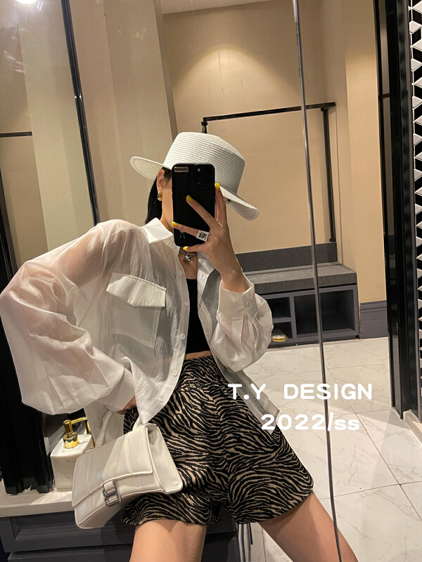 [T.Y Tangyuan family] Korean versatile zebra casual shorts 2055# ozq