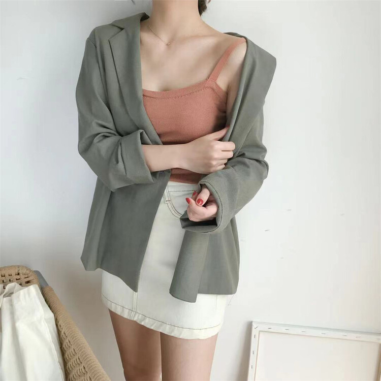 [free Valley] simple and comfortable versatile vest / sling 6175# LSW