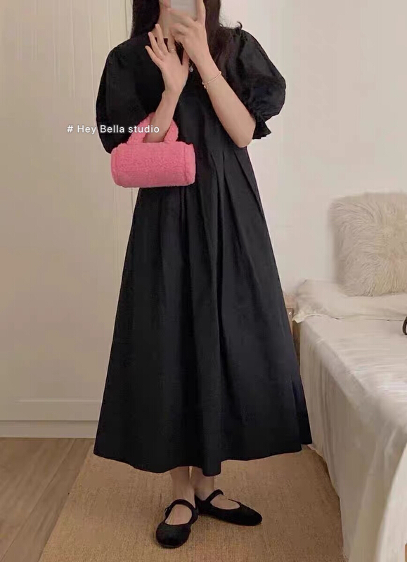 goods in stock! New in early summer! [hey Bella] Korean simple and versatile dress 2526# ll