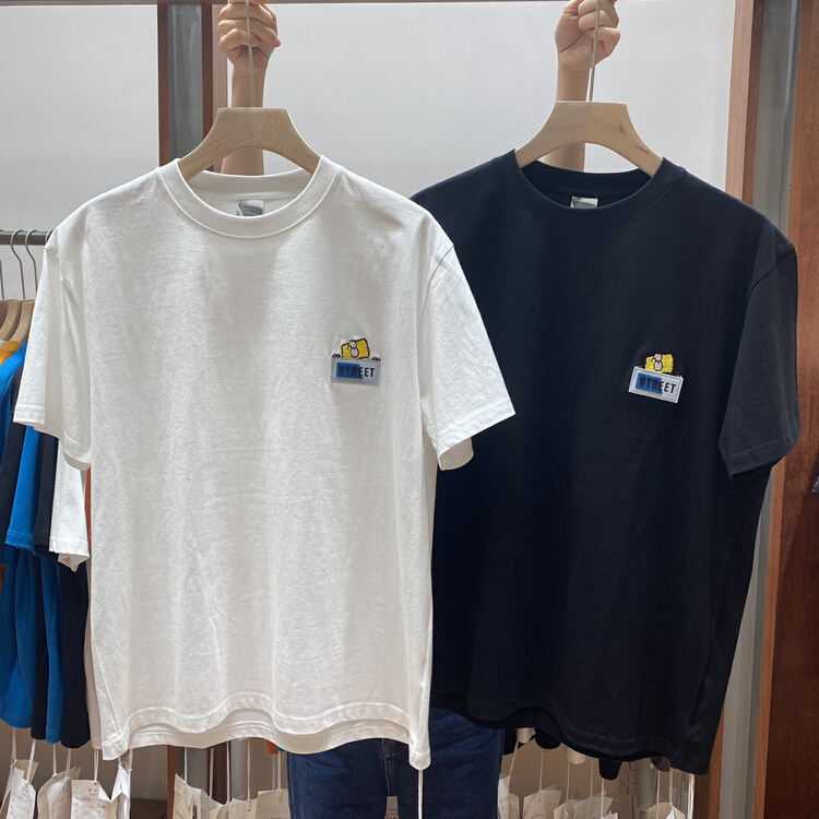 [ing] cartoon small embroidery short sleeve T-shirt 1839# ZZL