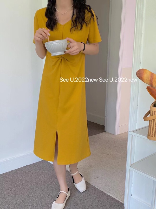 New in early summer! [see u] slim dress 9172# XYY in front and back