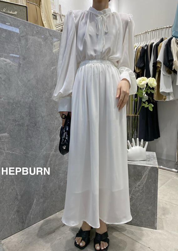 [Hepburn] Korean style versatile shirt 3677# L
