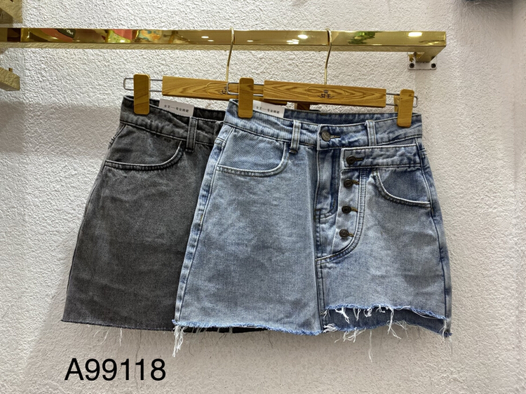 [queen] Korean simple and slim denim shorts a99118# ozq