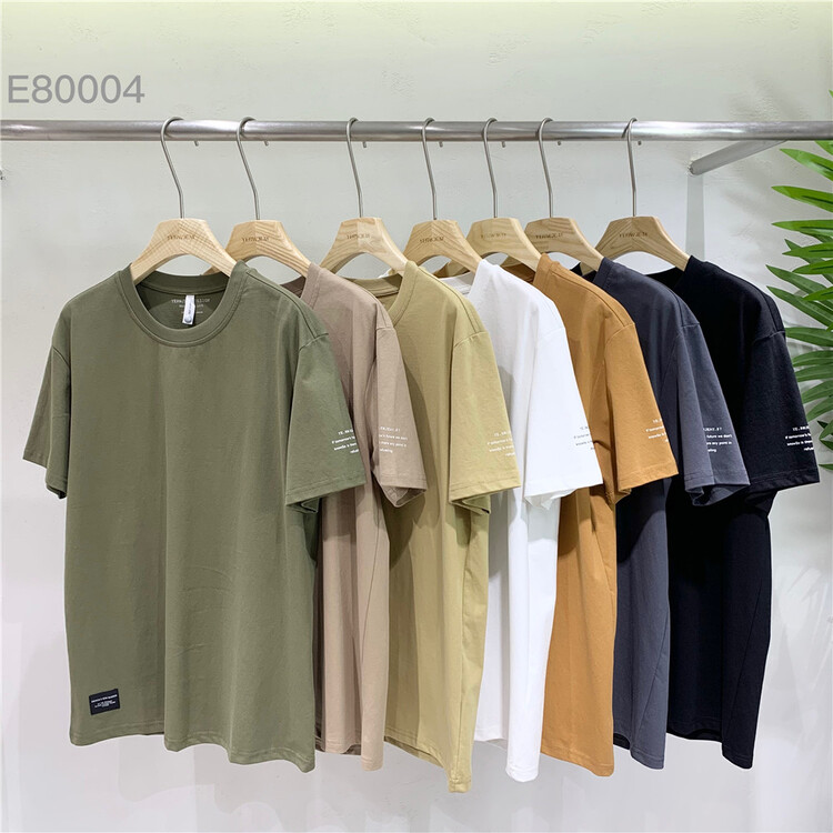 New year in early spring! [Yeji] Korean versatile fashion design label short sleeve T-shirt e80004# ZZL