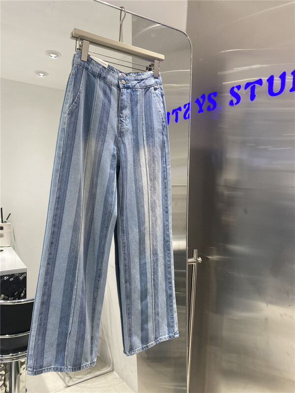 [yuan color] heavy industry color matching aging jeans 0300# LSW