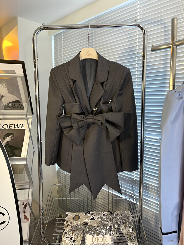 New year in early spring! [ala] pearl craft double breasted design suit (with detachable suspender bow) t1197# JJ