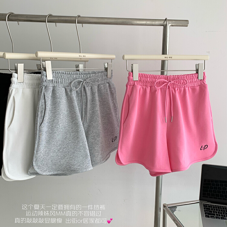 [kakajia] thin high waist loose wide leg casual shorts 9068# ozq