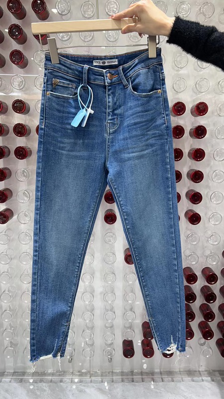 goods in stock! New year in early spring! [SMX] slim and simple small leg jeans 66666# XJ