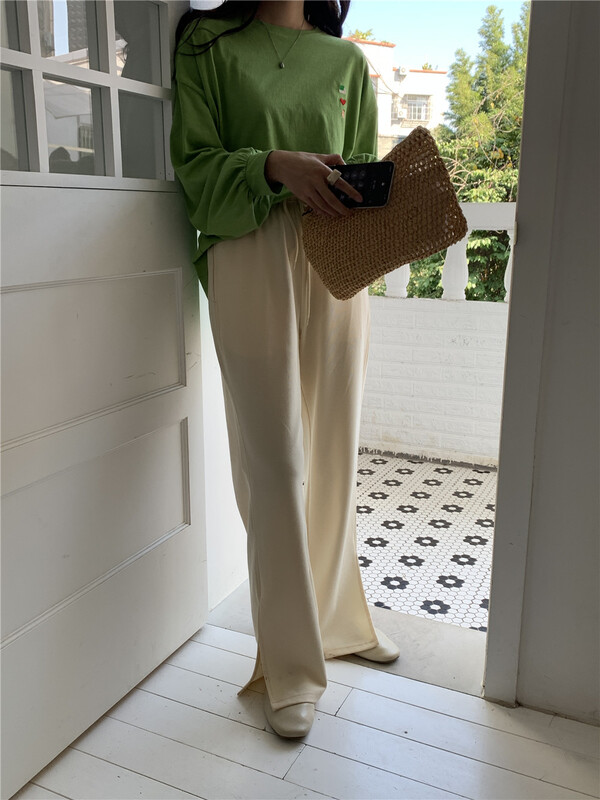 [emoni] versatile fashion loose and slim casual pants (only casual pants) 10793# CLS