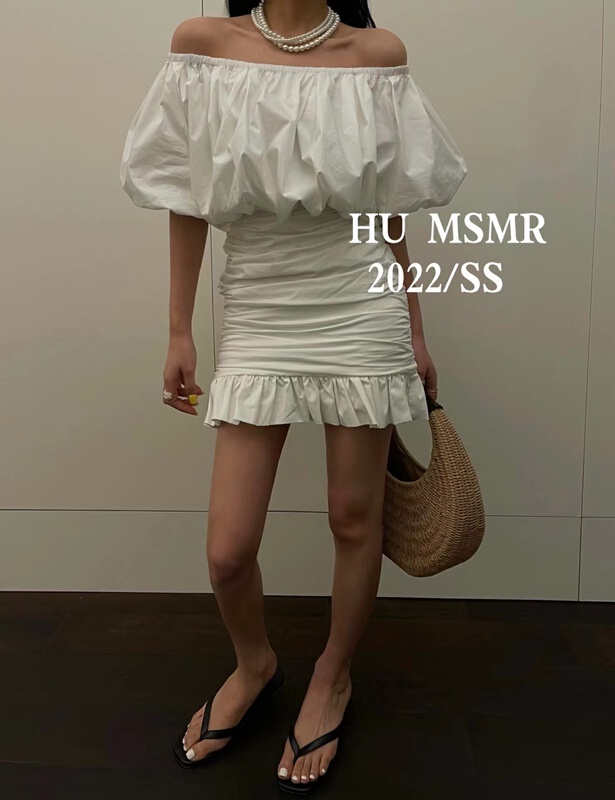 [Hu] floral style slim dress 6833# LSL
