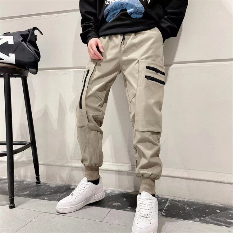 New year in early spring! [Banna harbor] fashion tooling Harlan casual pants 3507# cqw