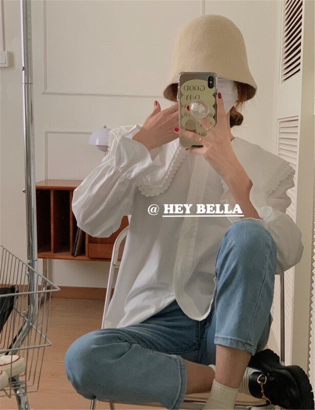 [hey Bella] fashion single breasted Classic Shirt ys1-f01# ll