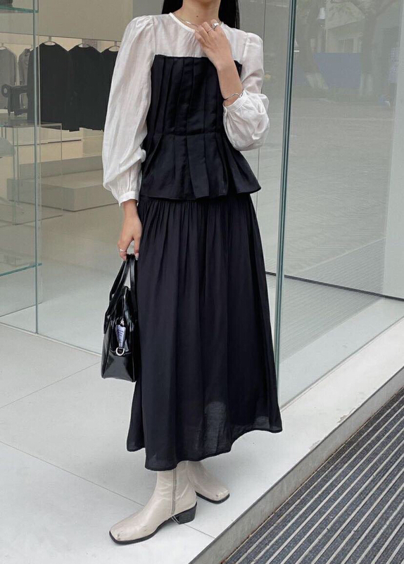 New in early summer! [soul] temperament Korean simple style skirt as18019211q# CLS