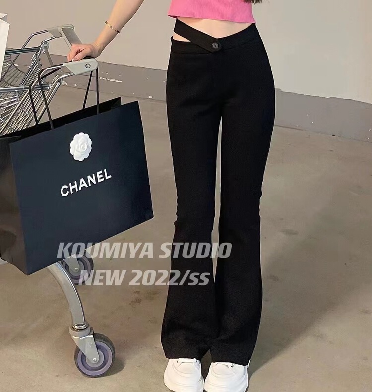 New year in early spring! [koumiya] Korean version simple solid color thin horn casual pants (detachable with belt) ys1-6622# PCZ