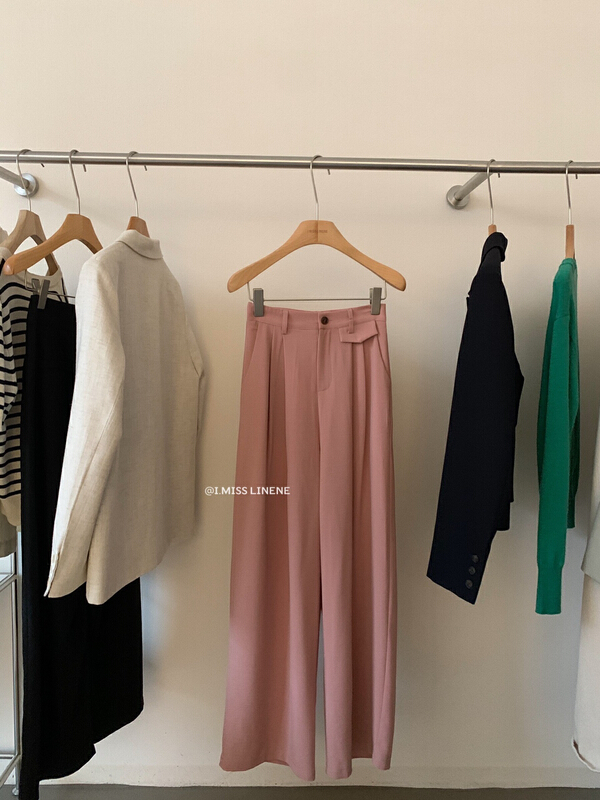 [Imiss] versatile high waist and wide leg trousers (only selling trousers) cx6307# LSW