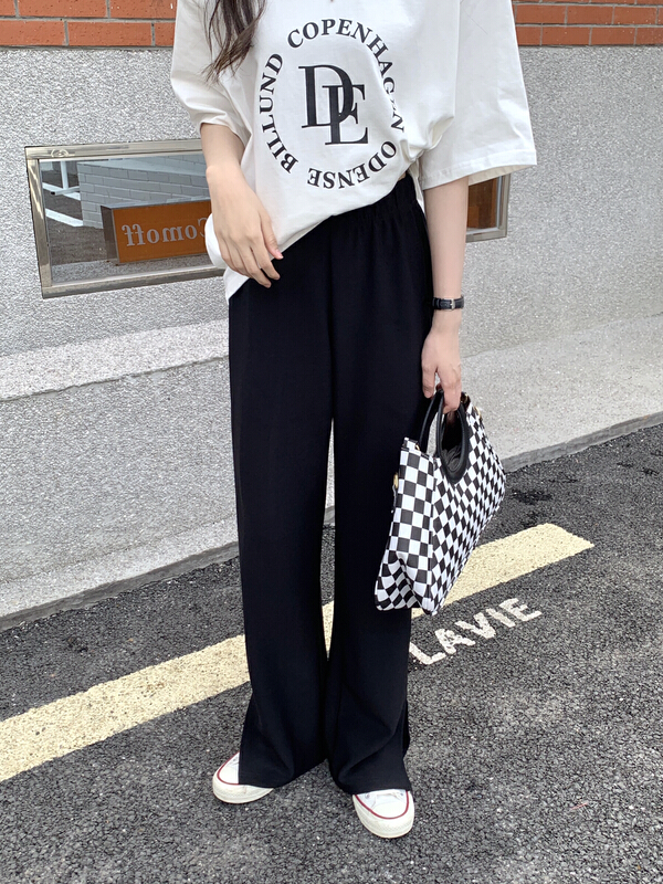 New year in early spring! [run. 7] Korean versatile split casual pants 21095# XYJ