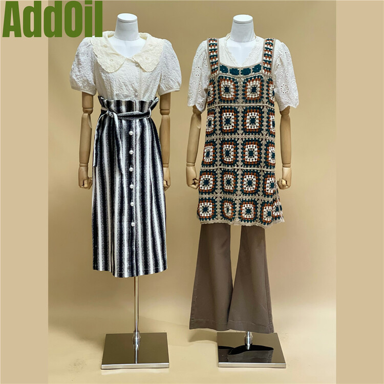 [addoil] woven fashion suspender dress ys1-938# zxl