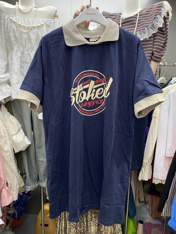 [dodo] casual and versatile trend short sleeve T-shirt ys2-853# zyh