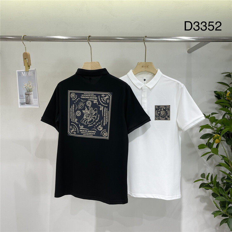 New in early summer! [wild squirrel] Korean versatile printed polo shirt 3352# ZZL