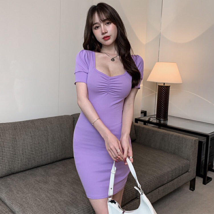 [xinyuanjieyi Xinyuan dressing] French retro minority waist dress 637# Cl