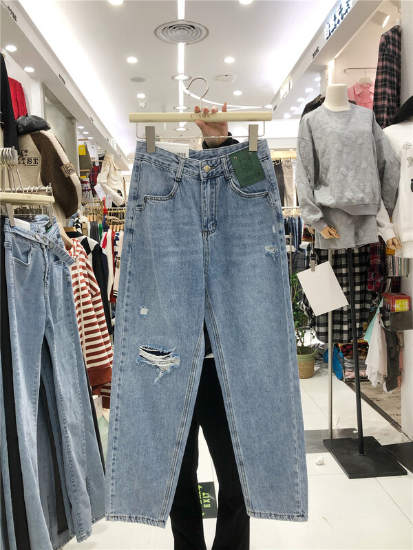 New year in early spring! [u.she] Korean loose cut jeans 19687# cqw