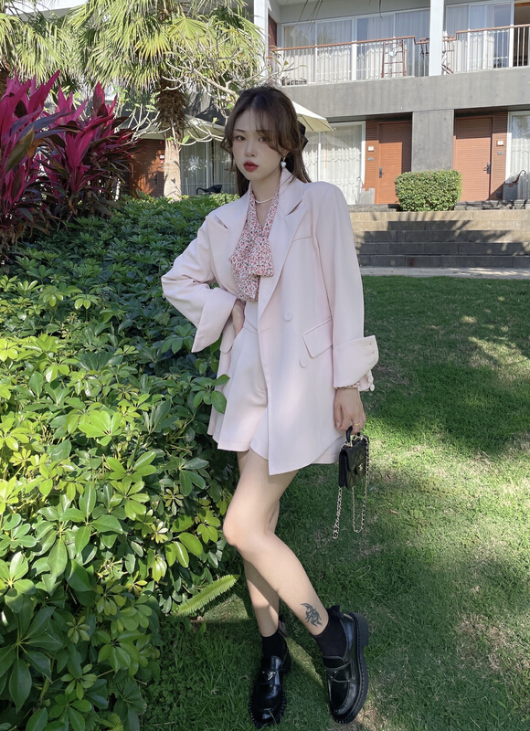 goods in stock! New year in early spring! [J2. J1wg] double breasted fashion commuter suit 22059# cqw