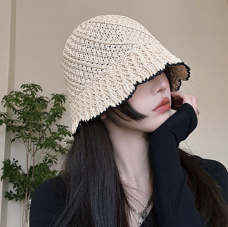 New in early summer! [aestheticism hat industry] Korean woven versatile hat 2959# LSL