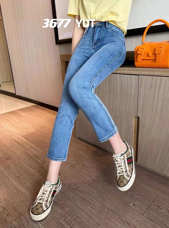 [JFT] Korean style straight jeans j3677# CLS