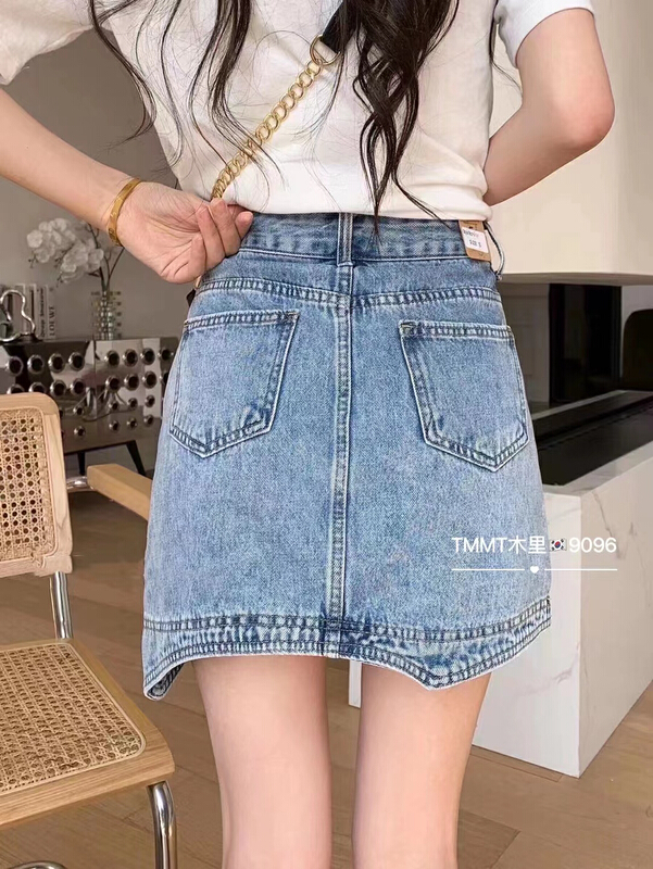 Original price 39.48! [jiajiatmmt Muli] light retro spice girl high waist skirt 9096# L