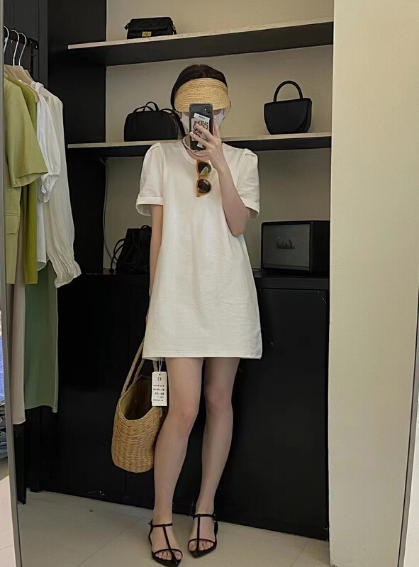 [RS] casual simple and versatile short sleeved dress rs1980# XYY