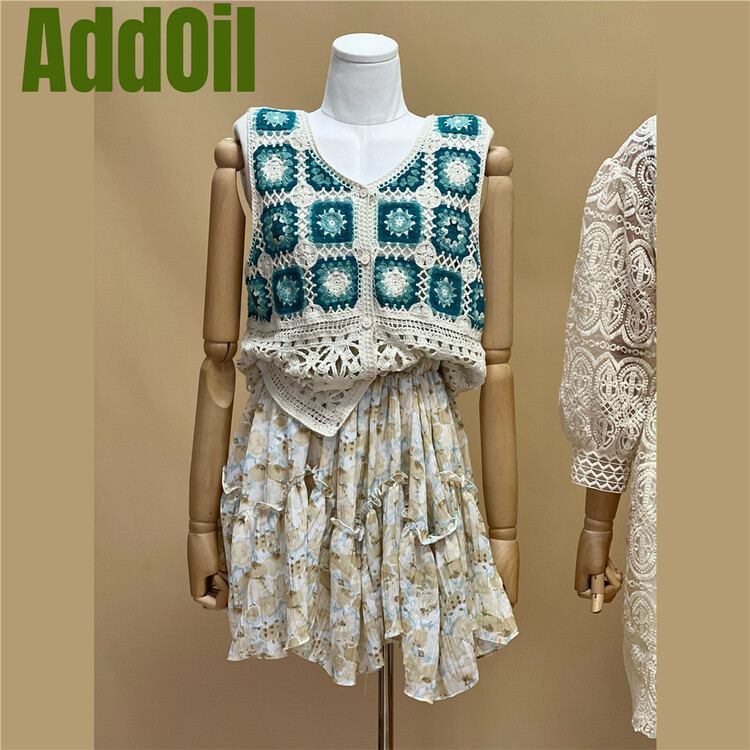 [addoil] V-neck single breasted fashion vest / sling 535# zxl